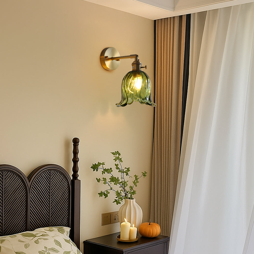 Glassora | Dekorative Minimalistische Blumen-Wandlampe im Modernen Stil